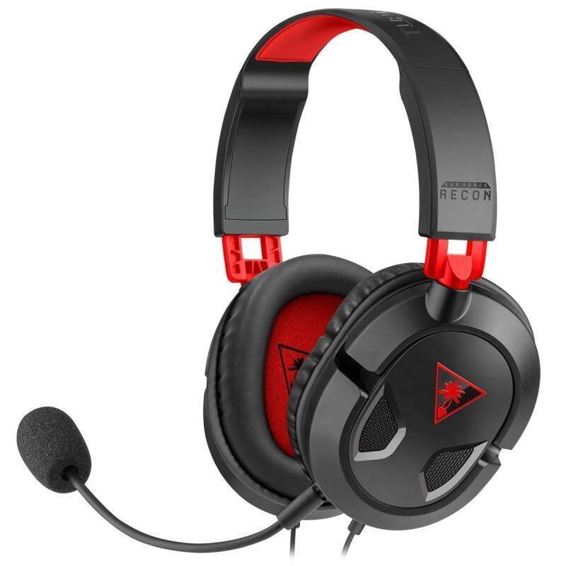 Headset Turtle Beach Recon 50 Nintendo (TBS-6003-02) / 20-20000 Hz / 3,5 mm jack / 40 mm měniče / černá/červená Varianta: ivi1