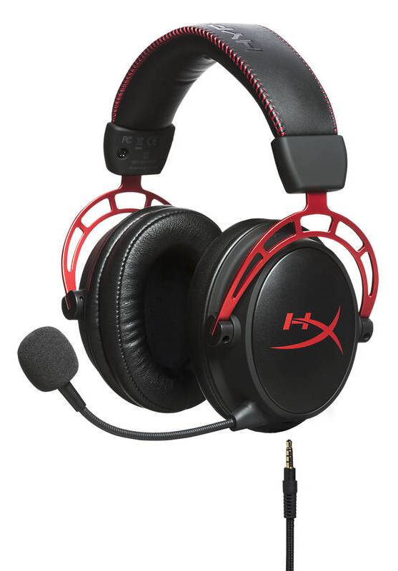 Headset HyperX Cloud Alpha / 13-27000 Hz / 65 ohm / 3,5 mm jack / černá/červená Varianta: ivi1