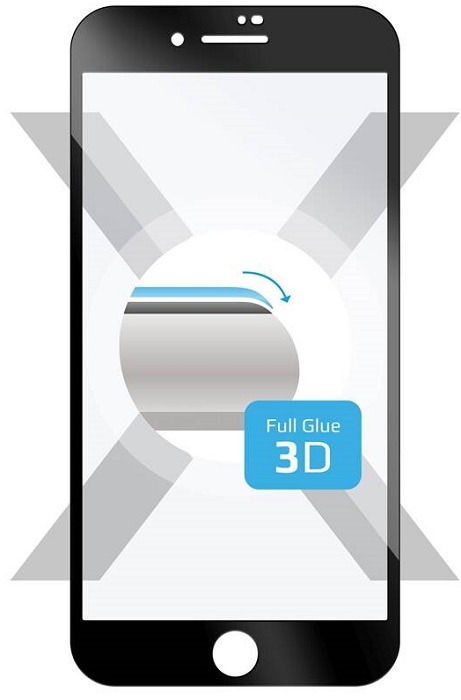Tvrzené sklo FIXED 3D Full-Cover na mobil Apple iPhone 7 Plus/8 Plus / 0,33 mm Varianta: ivi1