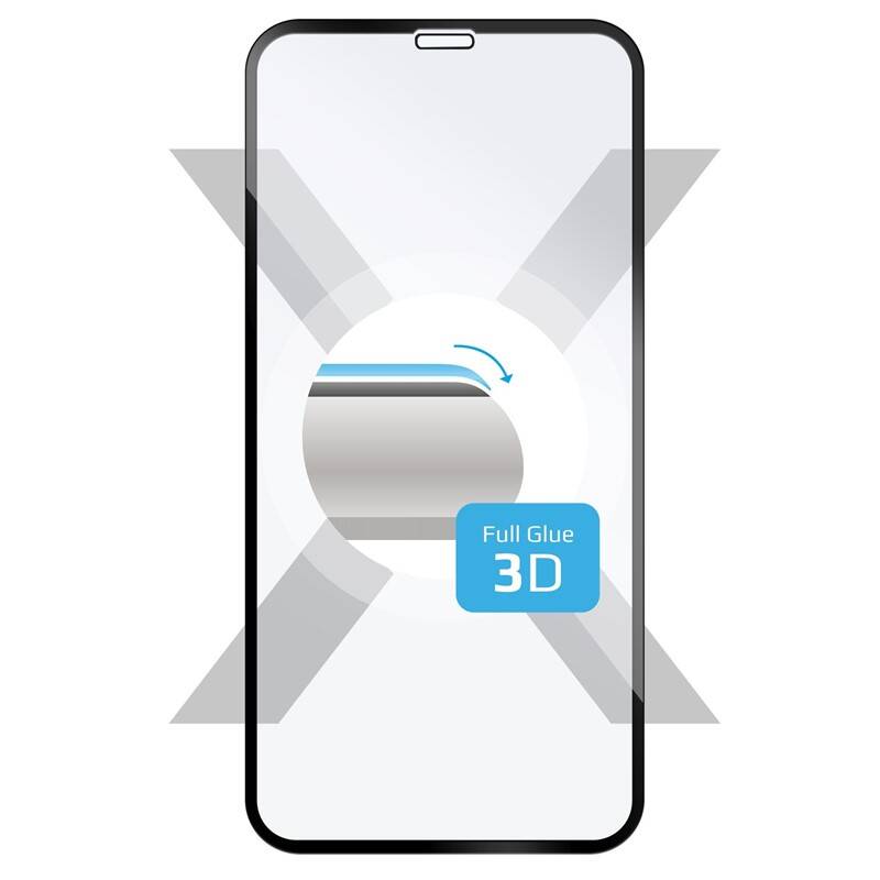 Tvrzené sklo FIXED 3D Full-Cover na mobil Apple iPhone X/Xs/11 Pro / černá/transparentní Varianta: ivi1