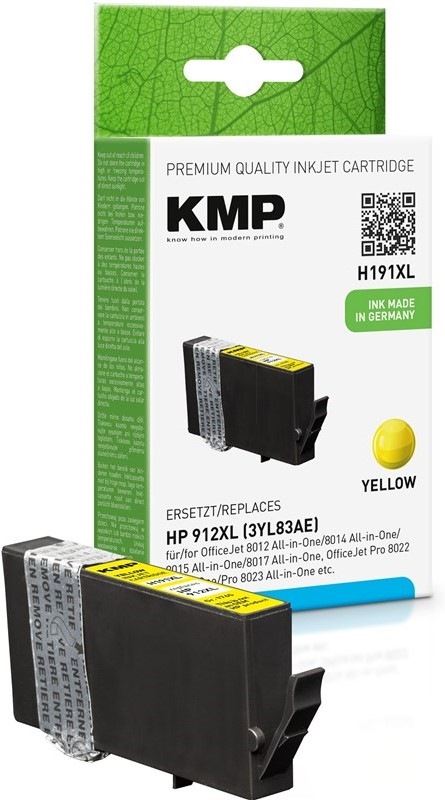 Inkoustová náplň Kmp HP 912XL / 900 stran / žlutá Varianta: ivi1