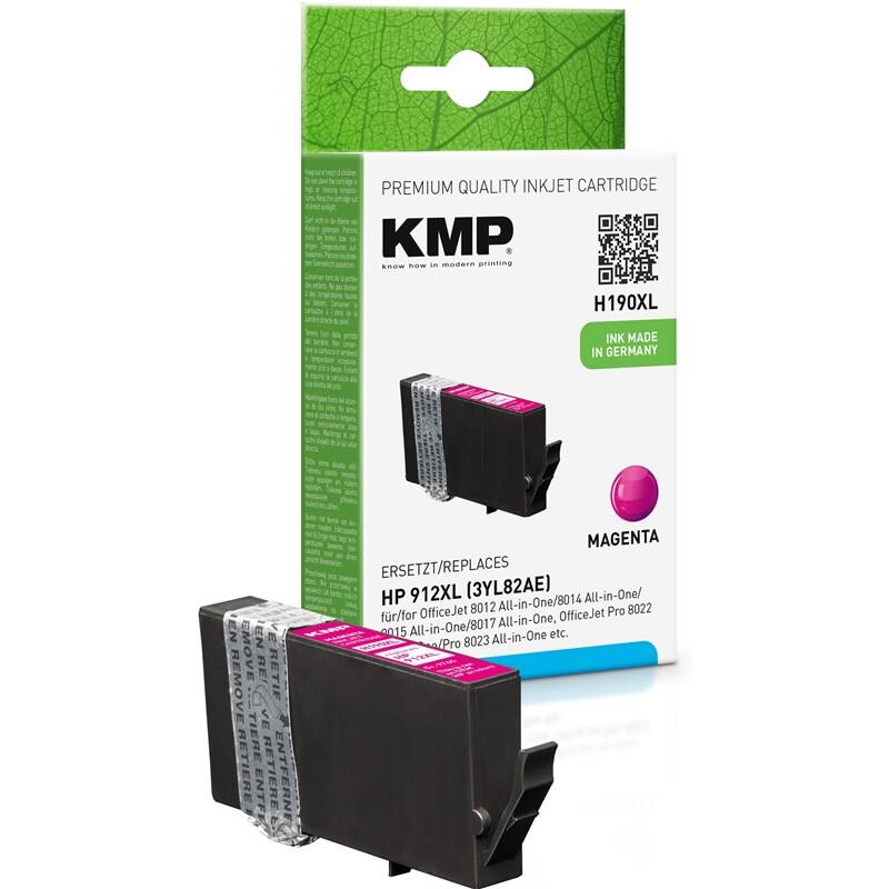 Inkoustová náplň Kmp HP 912XL / 900 stran / purpurová Varianta: ivi1