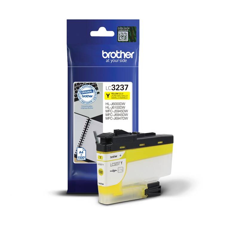 Inkoustová náplň Brother LC-3237Y / 1500 stran / žlutá Varianta: ivi1