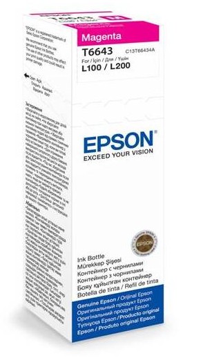 Inkoustová náplň Epson T6643 / 70 ml / purpurová Varianta: ivi1