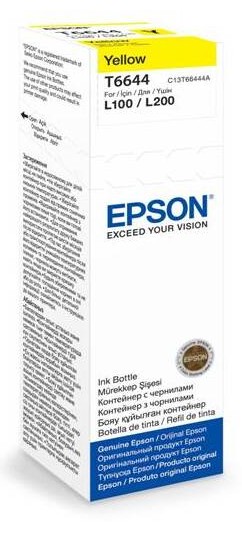 Inkoustová náplň Epson T6644 / 70 ml / žlutá Varianta: ivi1