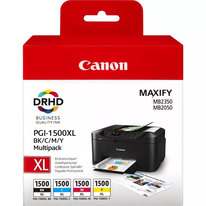 Inkoustová náplň Canon PGI-1500XL / 935 stran / CMYK Varianta: ivi1