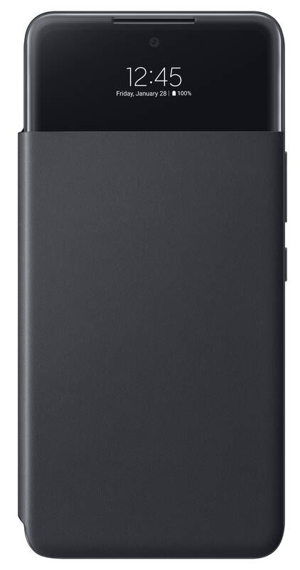 Pouzdro Samsung S View Wallet Cover na mobil Samsung Galaxy A53 5G (EF-EA536PBEGEE) / černá Varianta: ivi1