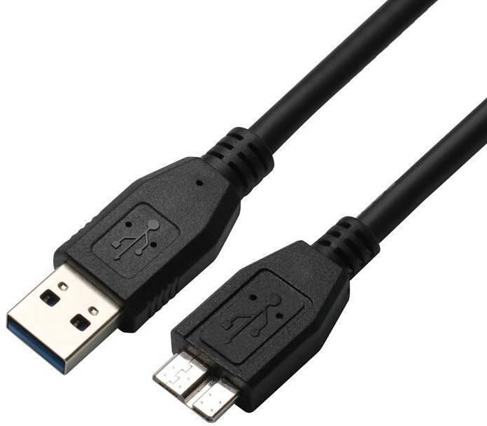 Kabel GoGEN USB A/micro USB B (MICUSB050MM14) / 0,5 m / černá Varianta: ivi1