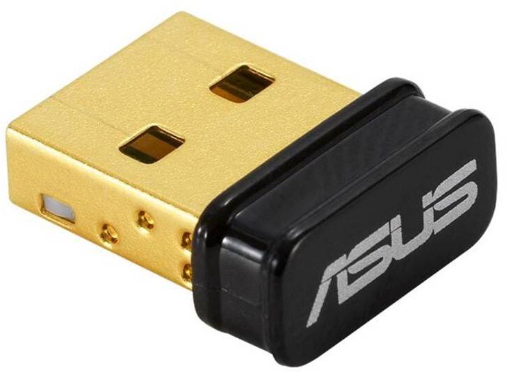 Wi-Fi adaptér Asus USB-N10 Nano B1 / 2,4 GHz / 150 Mbit/s / černá/zlatá Varianta: ivi1