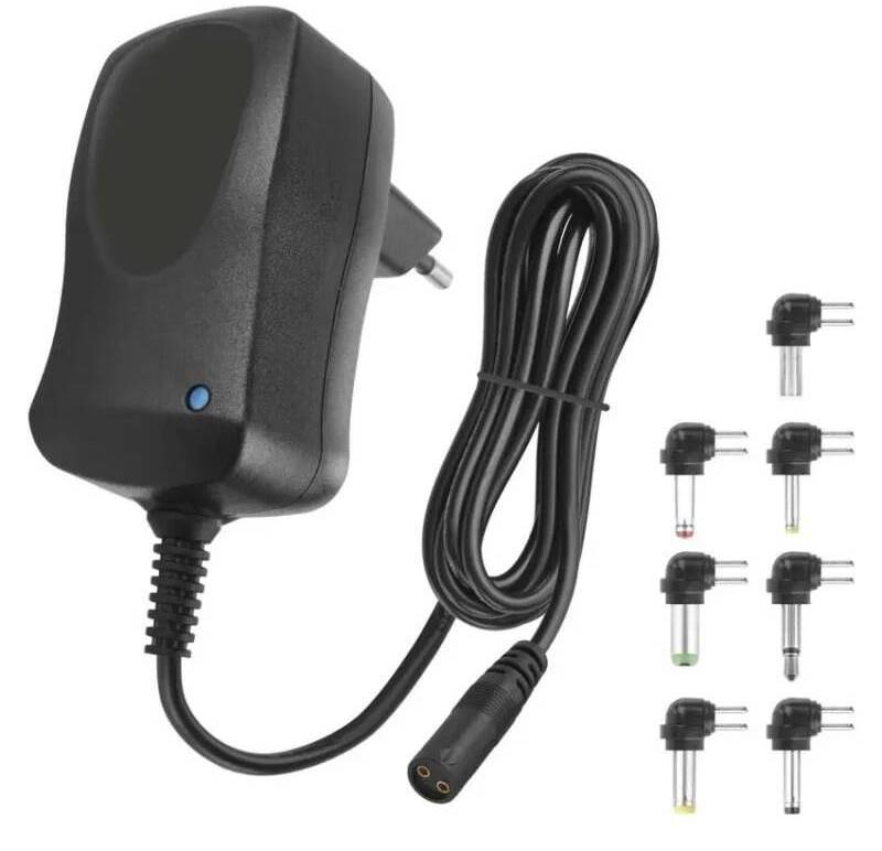 Napájecí adaptér EMOS N3110N / 600 mA / s hřebínkem / pulzní / černá Varianta: ivi5