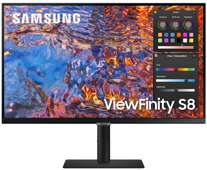 Monitor Samsung ViewFinity S80PB (LS27B800PXPXEN) / 27" / 3840 × 2160 px / 26 W / černá Varianta: ivi1