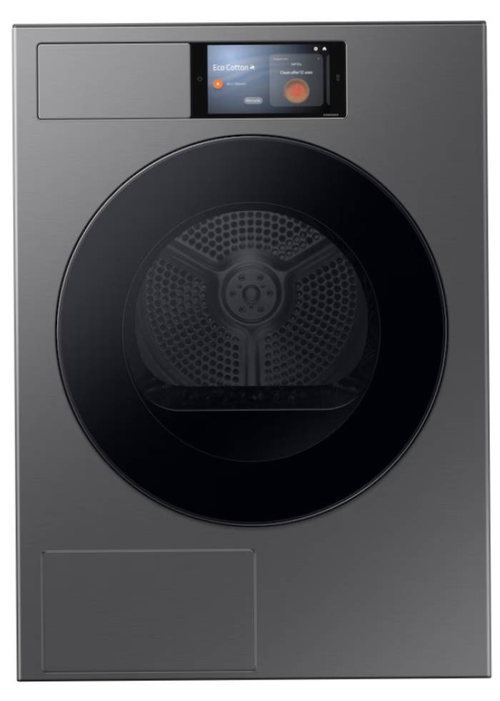 Sušička prádla Samsung DV90F09F4SU2 / 9 kg / 7" (17,8 cm) LCD displej / Wi-Fi / metalická stříbrná Varianta: ivi1