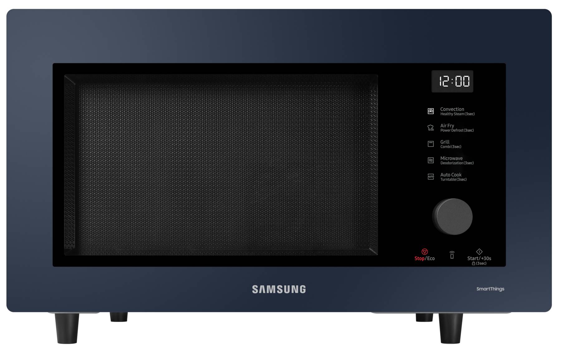 Mikrovlnná trouba Samsung MC32DB7746KDE1 / 32 l / 900 W / Ø talíře 34,5 cm / tmavě modrá Varianta: ivi1