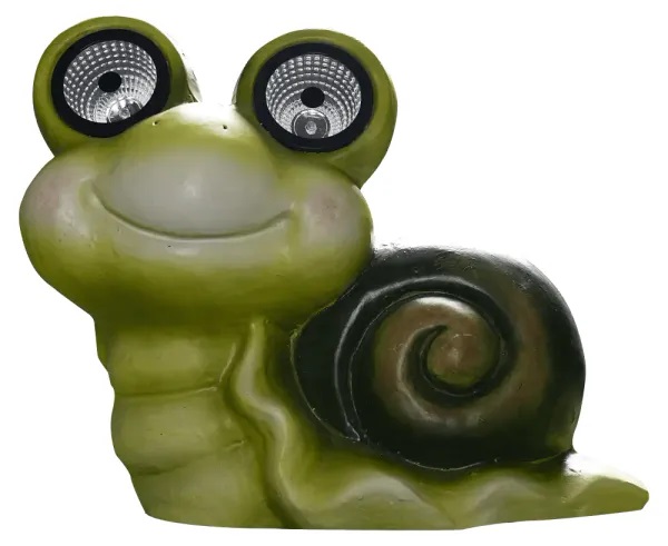 German Solární svítidlo hlemýžď / IP44 / zelená/hnědá Varianta: ivi1