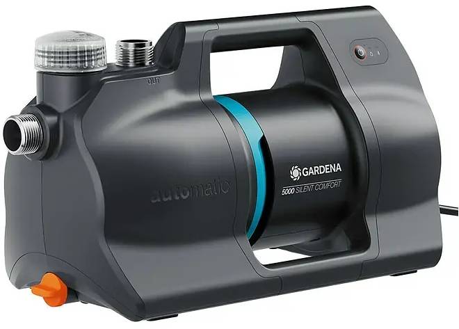 Čerpadlo pro dům a zahradu Gardena 5000 SilentComfort (9072-61) / 5.000 l/h / max. tlak 4,3 bar / černá Varianta: ivi1