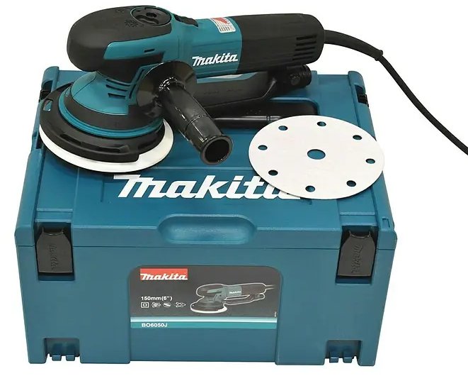 Univerzální bruska Makita BO6050J / 750 W / Ø 150 mm / modrá/černá Varianta: ivi2
