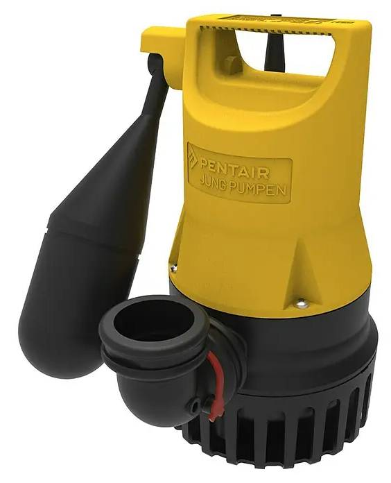 Kalové čerpadlo Jung U3 KS / 200 W / 6500 l/hod. / nerezová ocel/plast / černá/žlutá Varianta: ivi1