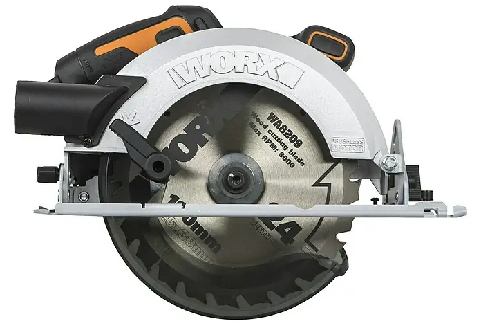 Aku okružní pila Worx WX520.9 / 20 V / Ø 190 mm / šedá/černá/oranžová Varianta: ivi1