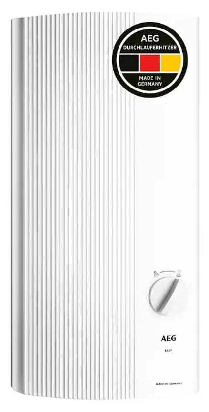 Elektronický průtokový ohřívač vody AEG DDLE Easy / 21 kW / 3 l/min. / IP25 / bílá Varianta: ivi1