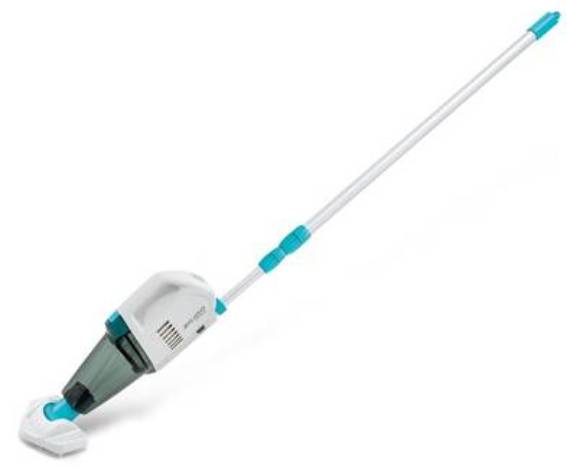 Bazénový aku ruční vysavač Intex ZR100 / 45 l/min. / 0,8 l / teleskopická tyč 97–239 cm / bílá/zelená Varianta: ivi1