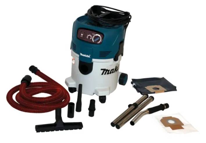 Víceúčelový vysavač Makita VC3012M / 1500 W / 30 l / 25 kPa / tyrkysová/bílá Varianta: ivi1