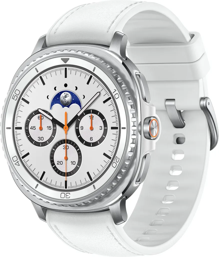 Chytré hodinky Samsung Galaxy Watch8 Classic / 46 mm / LTE / White Varianta: ivi2