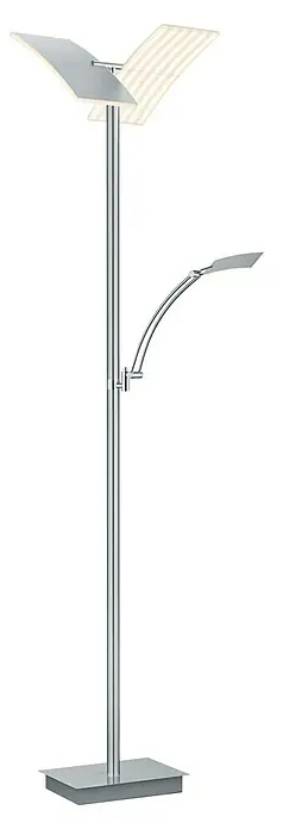 German LED stojací lampa Andy / 47 W / 5200 lm / plast/hliník / stříbrná Varianta: ivi1