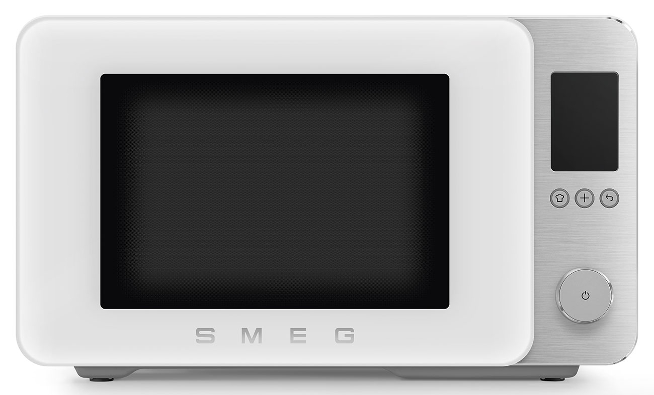 Mikrovlnná trouba Smeg Collezione MOC02WHMEU / 27 l / 900 W / Air Fry / matná bílá Varianta: ivi1