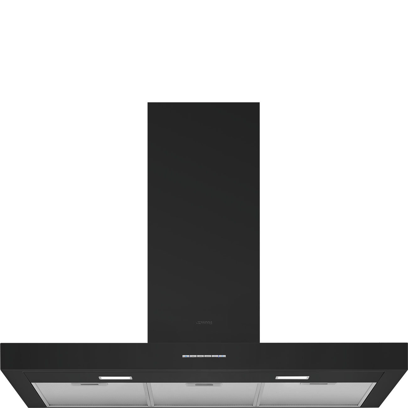 Odsavač par Smeg Universale KBT900NE / 90 cm / 713 m³/h / matná černá Varianta: ivi1