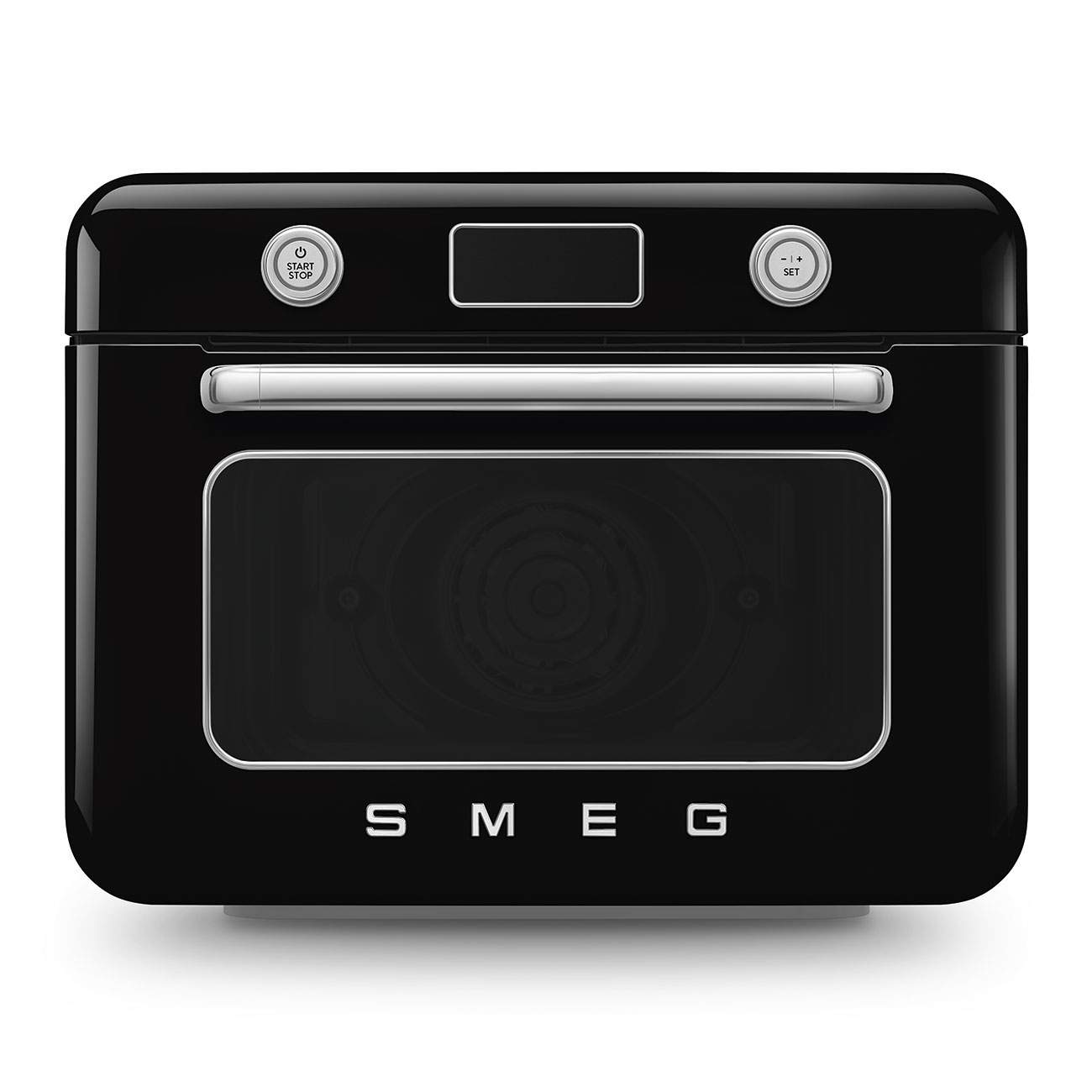 Stolní kombinovaná parní trouba Smeg 50's Style COF01BLEU / 1800 W / 30 l / černá Varianta: ivi1