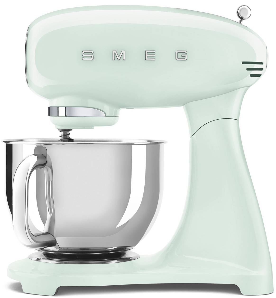 Kuchyňský robot Smeg 50's Style SMF05PGEU / výkon 1000 W / 10 rychlostí / pastelově zelená Varianta: ivi1
