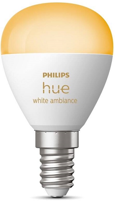 LED inteligentní žárovka Philips Hue White Ambiance / 5,1 W / E14 / bílá Varianta: ivi1