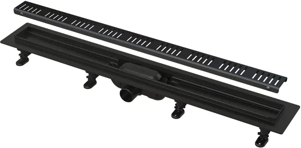 Sprchový žlab odtokový Alca APZ10BLACK-850M / 850 mm / černá Varianta: ivi1
