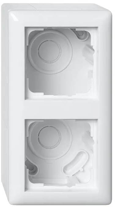 Instalační krabice Gira 106203 / dvojitá / plast / bílá Varianta: ivi1