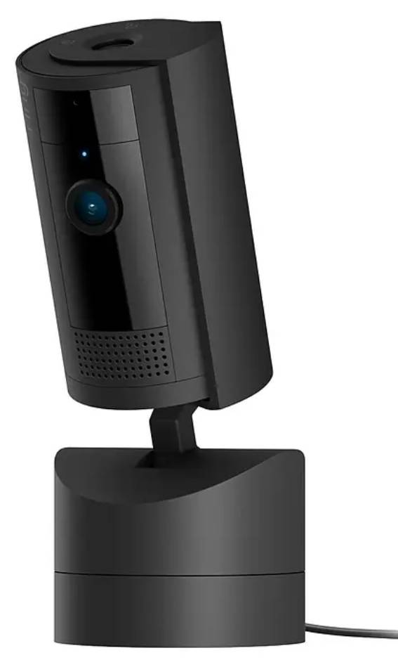 Vnitřní bezpečnostní kamera s otočným a naklápěcím mechanismem Ring / 1080p HD / barevné noční vidění / černá Varianta: ivi1