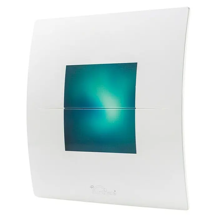 Krycí panel pro ventilátoru Air-Circle Premium 100 / 16,4 × 16,4 × 2 cm / modrozelená / bílá Varianta: ivi1