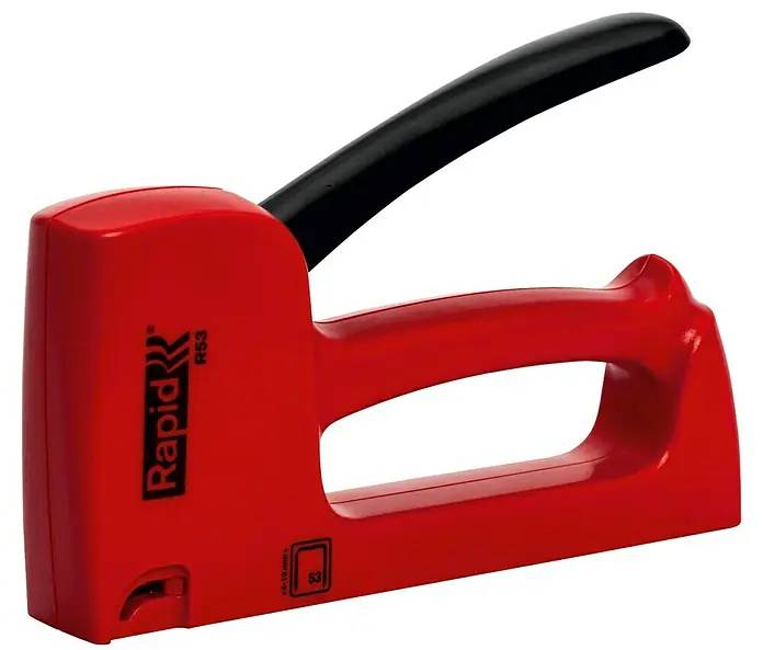 Ruční sponkovačka Rapid R53E / 4-10 mm / typ sponek 53 / plast/ocel / červená/černá Varianta: ivi1
