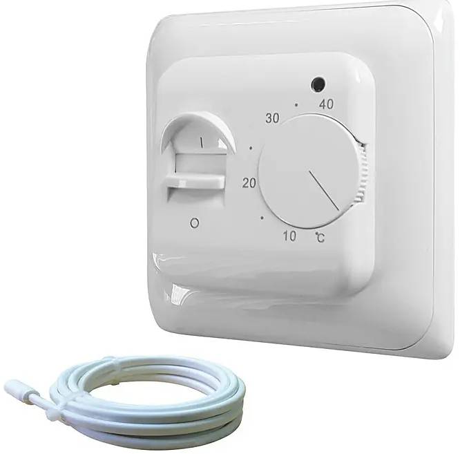 Termostat Admiral E-Power Standard / analogový / pro plochu do 20 m² / bílá Varianta: ivi1