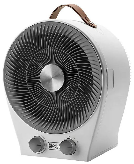 Black + Decker Teplovzdušný ventilátor Black+Decker BXFSH2000E / 2000 W / bílá Varianta: ivi1