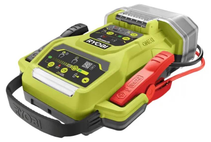 Aku startovací zdroj Ryobi ONE+ RJSC18-0 / BEZ AKUMULÁTORU A NABÍJEČKY / 18 V / 800 A / 1800 A / zelená/černá Varianta: ivi1