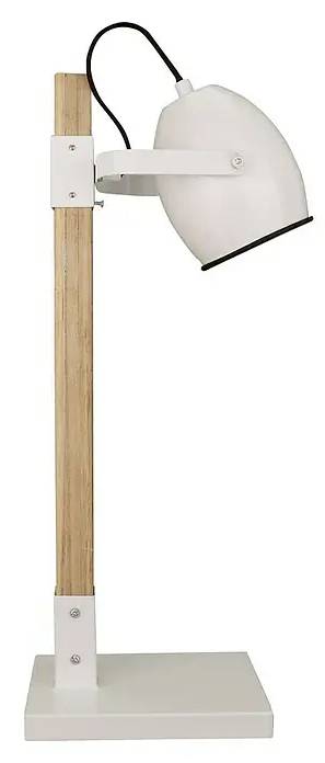 German Stolní lampa / 40 W / E27 / dřevo/kov / přírodní/bílá Varianta: ivi1