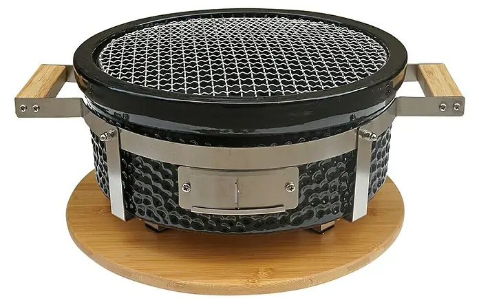 Stolní gril Kingstone Kamado / rošt Ø 29,5 cm / černá Varianta: ivi1