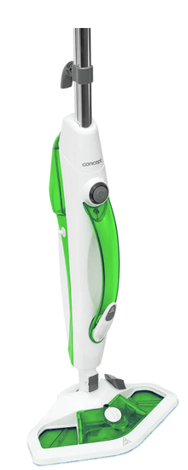 Parní mop Concept CP2010 / 1500 W / 400 ml / bílá/zelená Varianta: ivi1