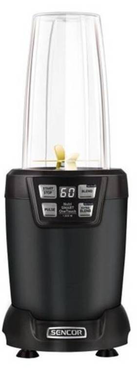 Stolní mixér Sencor SNB 6600BK / 1200 W / 0,8 l/1 l / tritan / černá Varianta: ivi1