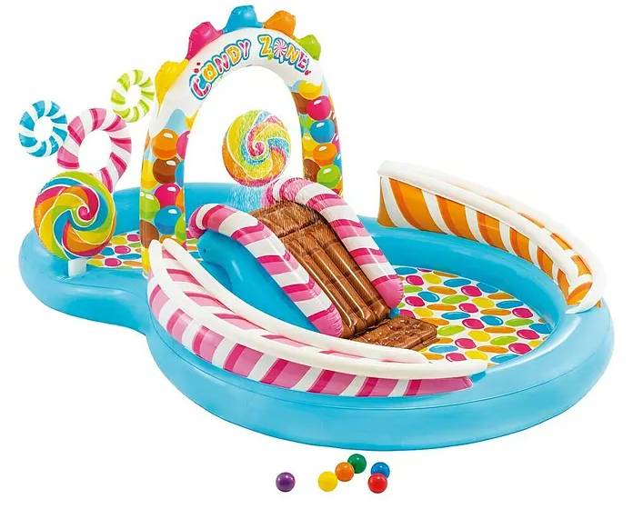 Vodní hrací centrum Intex Candy Zone / 295 x 191 x 130 cm / 206 l/168 l / PVC / vícebarevná Varianta: ivi2