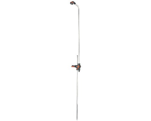 Zahradní sprcha Gardena Duo (959-20) / 207 cm / 2 druhy proudu / stříbrná/černá Varianta: ivi1