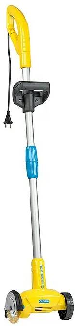 Multifunkční elektrický kartáč na spáry Gloria WeedBrush / 1 800 ot./min / 300 W / žlutá / šedá / černá Varianta: ivi1