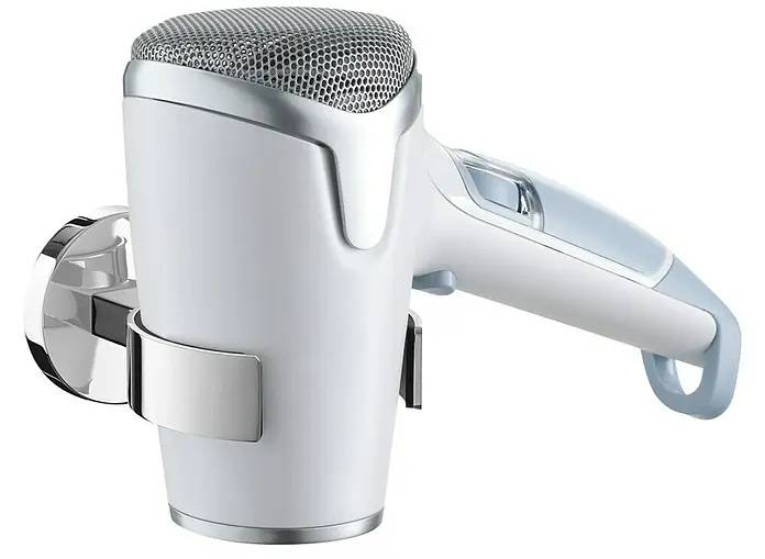 Držák na fén Zack Scala / nerezová ocel / Ø 8 cm / stříbrná Varianta: ivi1
