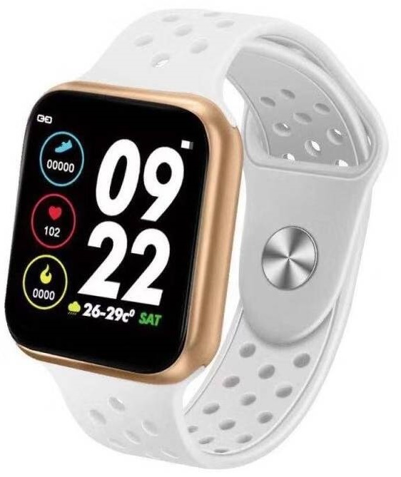 Chytré hodinky IMMAX SW13 Pro / 1,3" / Bluetooth 4.2 / IP67 / bílá/zlatá Varianta: ivi1