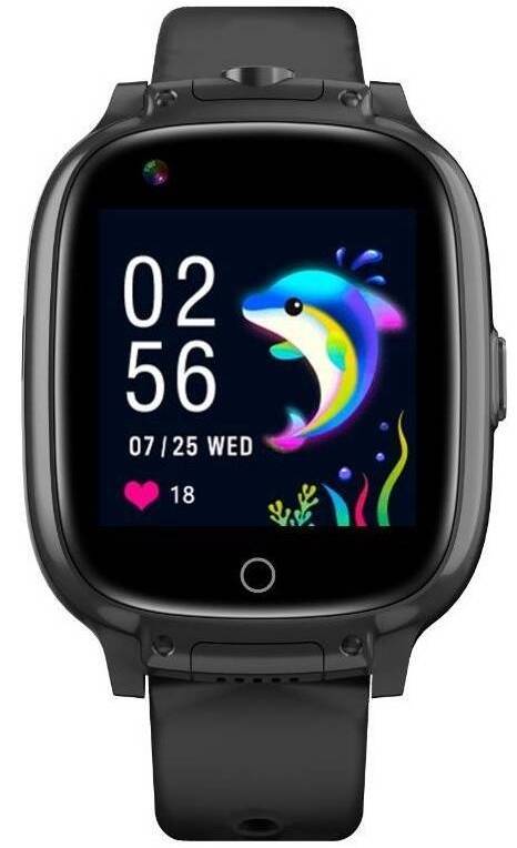 Chytré hodinky Garett Kids Twin 4G / 1,4" (3,6 cm) IPS displej / Bluetooth / 240 x 240 px / černá Varianta: ivi1